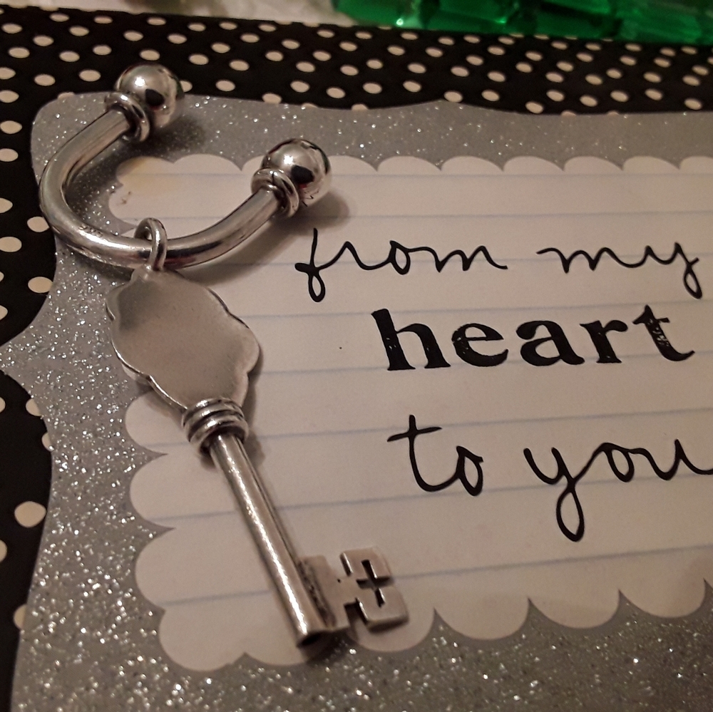 925 Solid Sterling Silver Engravable Key Ring - image 4